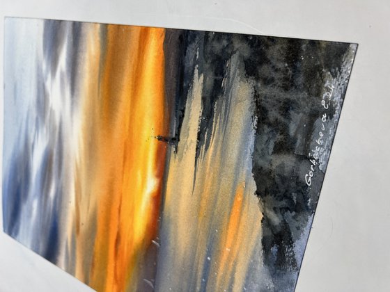 Lighthouse at sunset #2