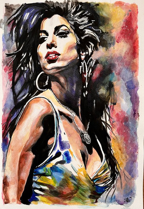Amy Winehouse by Misty Lady - M. Nierobisz