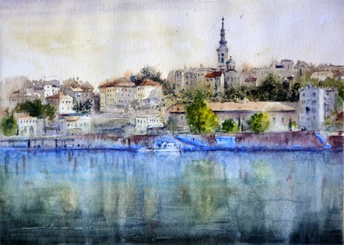 Savamala Beograd 25x36 2019 by Nenad Kojić watercolorist