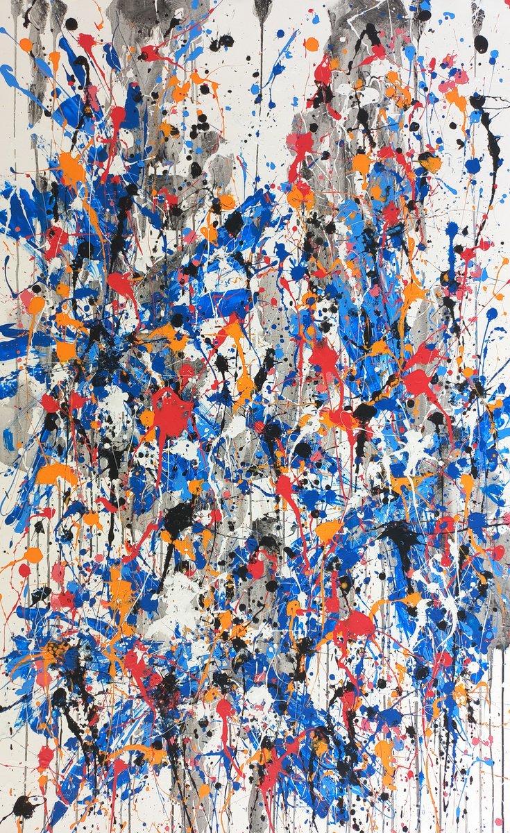 Summer Flowers 3 By M.y. By Max Yaskin, 40 X 64, Artwork For Sale On Artfinder