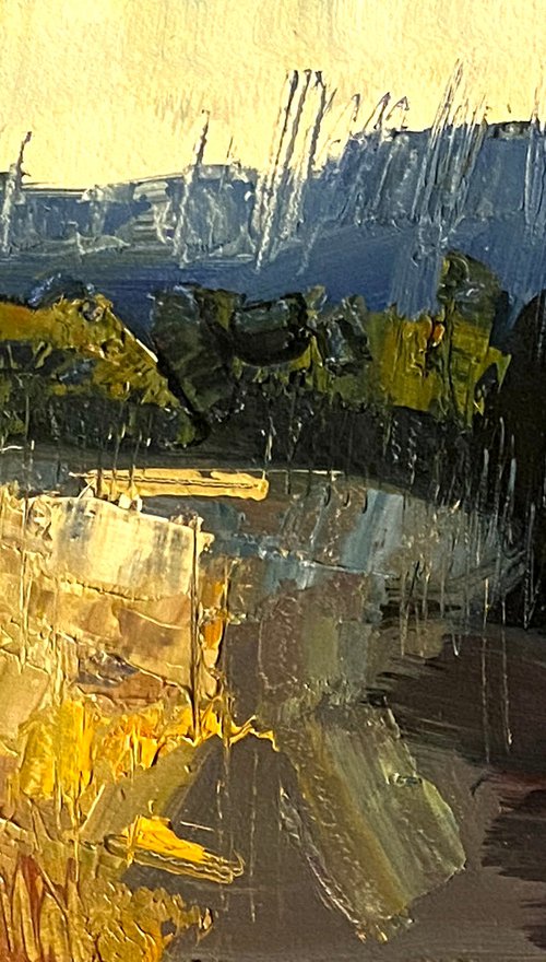 Sunset Wilderness OC, AC Abstract #4 by Paul Cheng