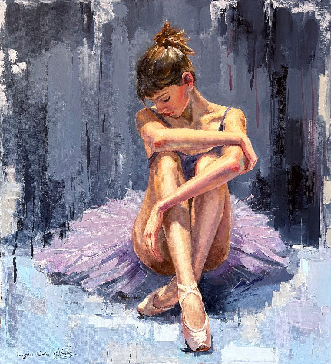 The sadness of ballerina by Serghei Ghetiu