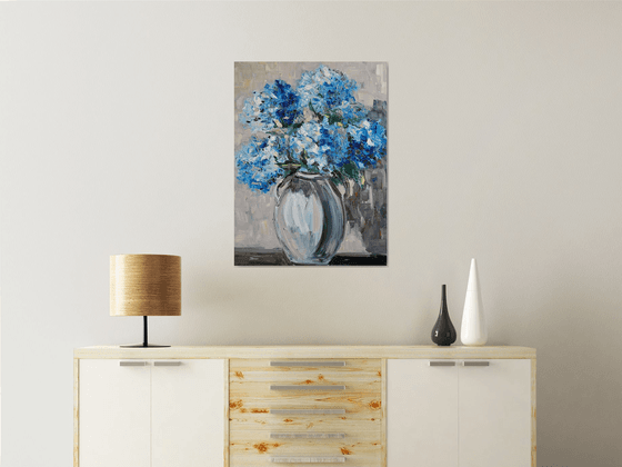 Blue Hydrangeas
