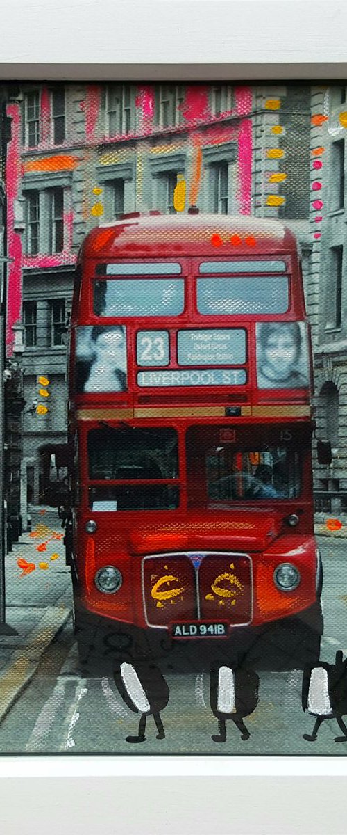 Vintage London 1 by Maria Luisa  Azzini