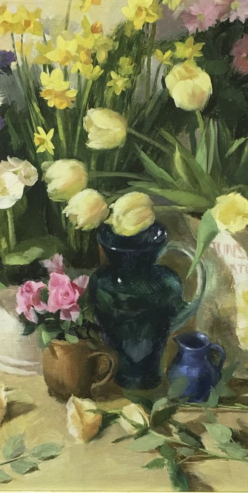 Spring Greeting (Framed) by Ling Strube