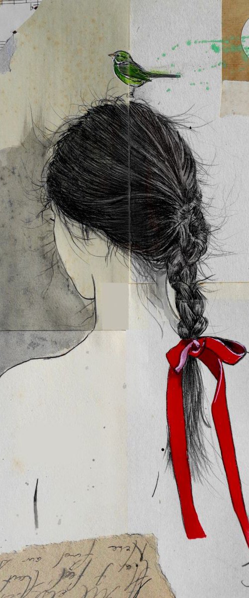 the scarlet ribbon by Loui Jover