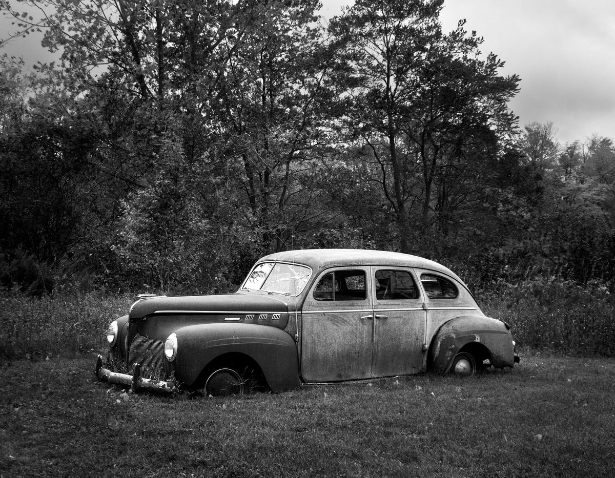 Photorealistic Transport Photograph By Robert Tolchin, 20 X 16", Plymouth, Original Artwork