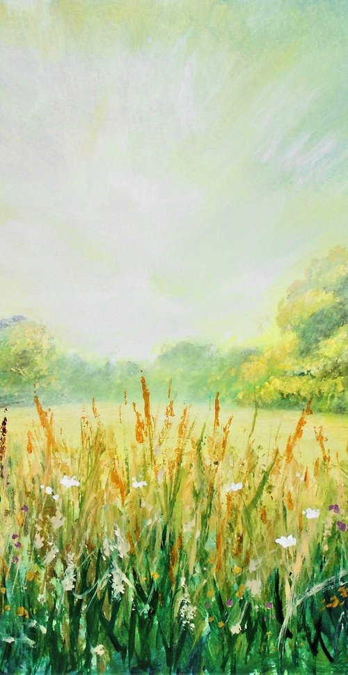 Sunrise Across the Field by Rod Bere