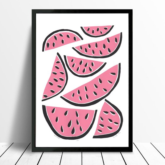 Watermelons - Framed - FREE UK Delivery