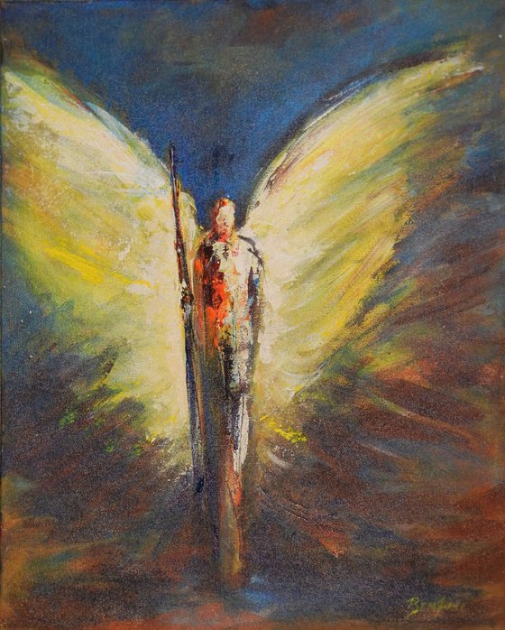 Faithful Angel 20x16