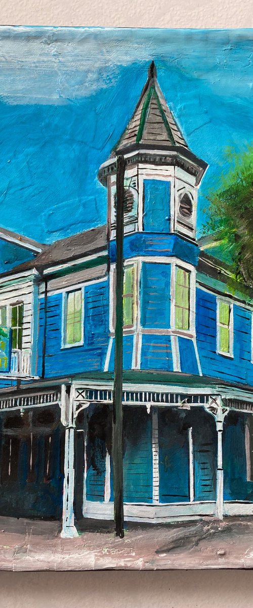 Blue House, New Orleans by Andrew  Reid Wildman