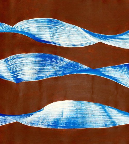 blue scarves by Sumit Mehndiratta