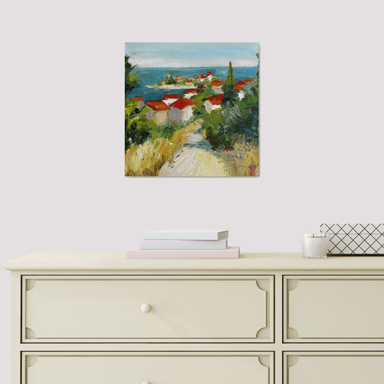 Sunlit Path to the Sea