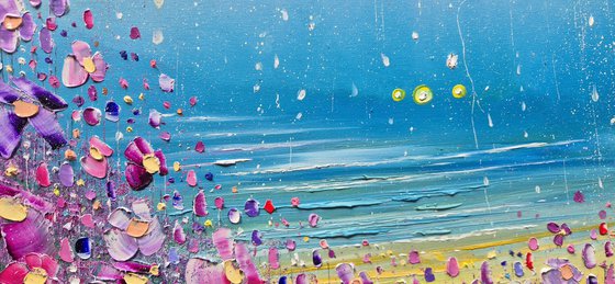 "Rainbow Clouds & Flowers in Love"