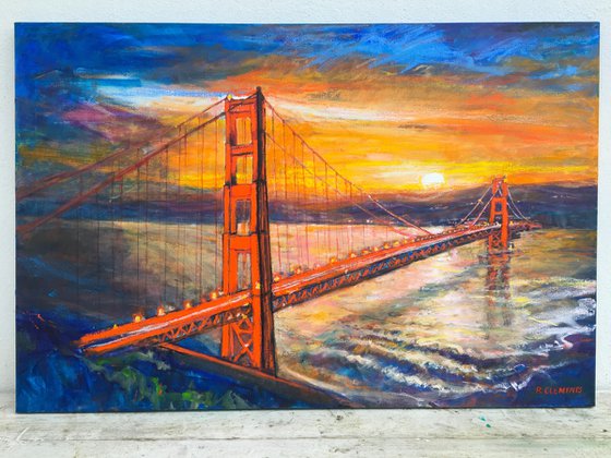 Golden Gate Bridge San Francisco Sunset