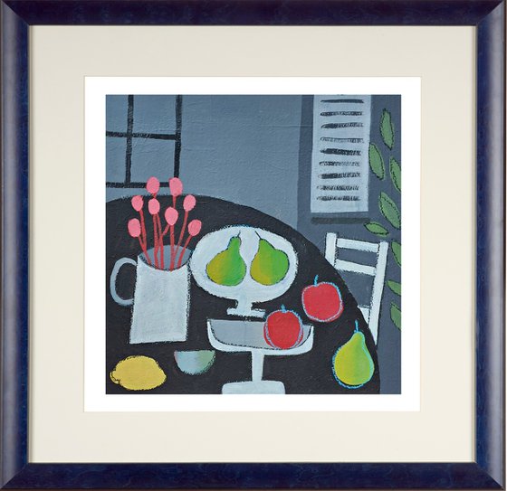 Still Life and 3 Pears