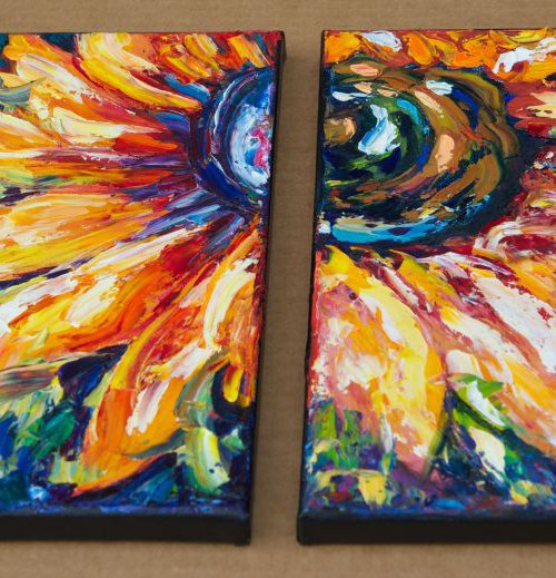 Shine (two paintings Buy One Get One FREE!)    by Lena Owens at OLena Art