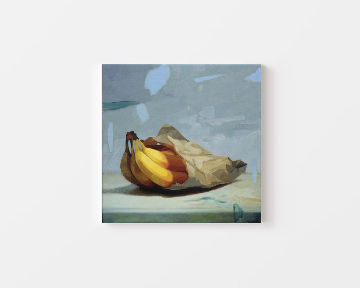 Impressionistic Still Life Oil Painting By Melinda Matyas, 12 X 12", Slumber, Original Artwork