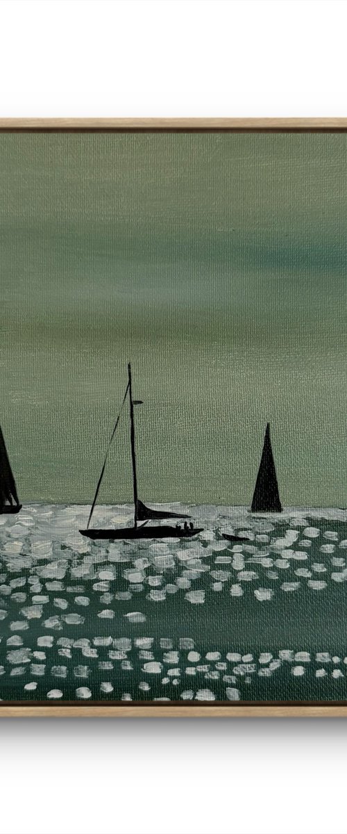 “Still Water, Dark Sails” by Aisylu Burangulova