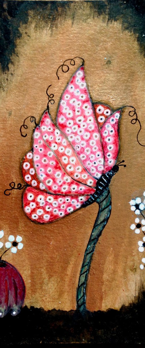 Fleur-papillon (Butterfly-flower) by Eleanor Gabriel