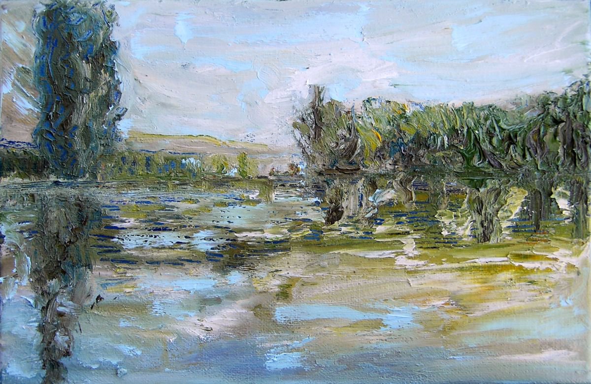 On the lake by Snezana Djordjevic