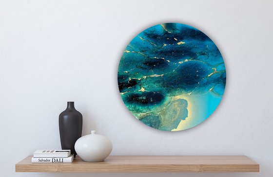 Golden Halo, Blue Depth #1