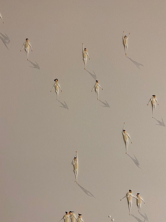 Action.3D Freedom People . Eka Peradze Art.