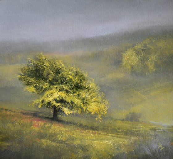 " Light Green in Misty Vail - 2 "