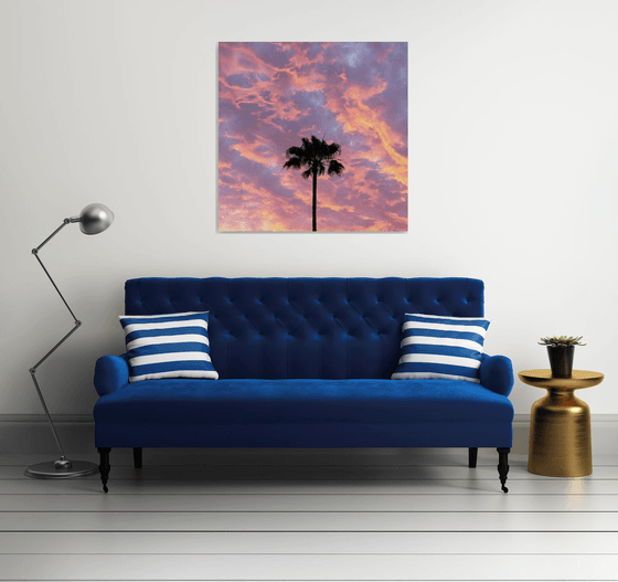 CANARY PALM SILHOUETTE