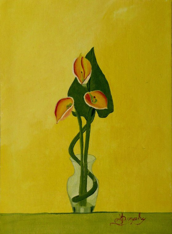 Yellow Ikebana