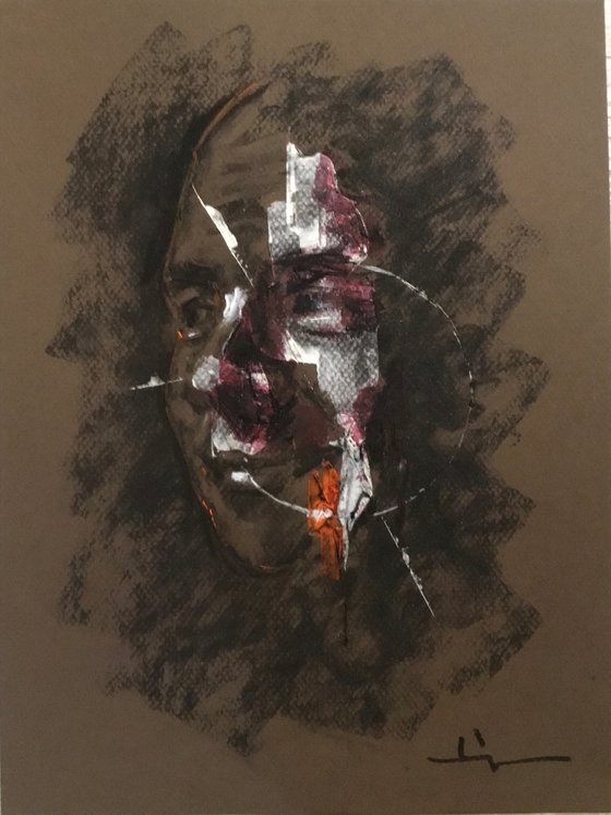 Mixedmedia Portrait Study