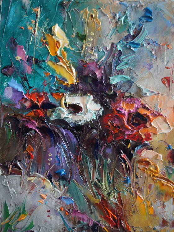 Flowers , Flowers Oil Painting
