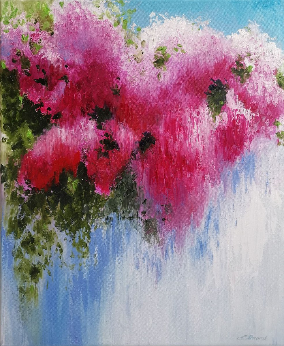 Bougainvillea Blooms By Elena Mosurak, 20 X 24, Artwork For Sale On Artfinder