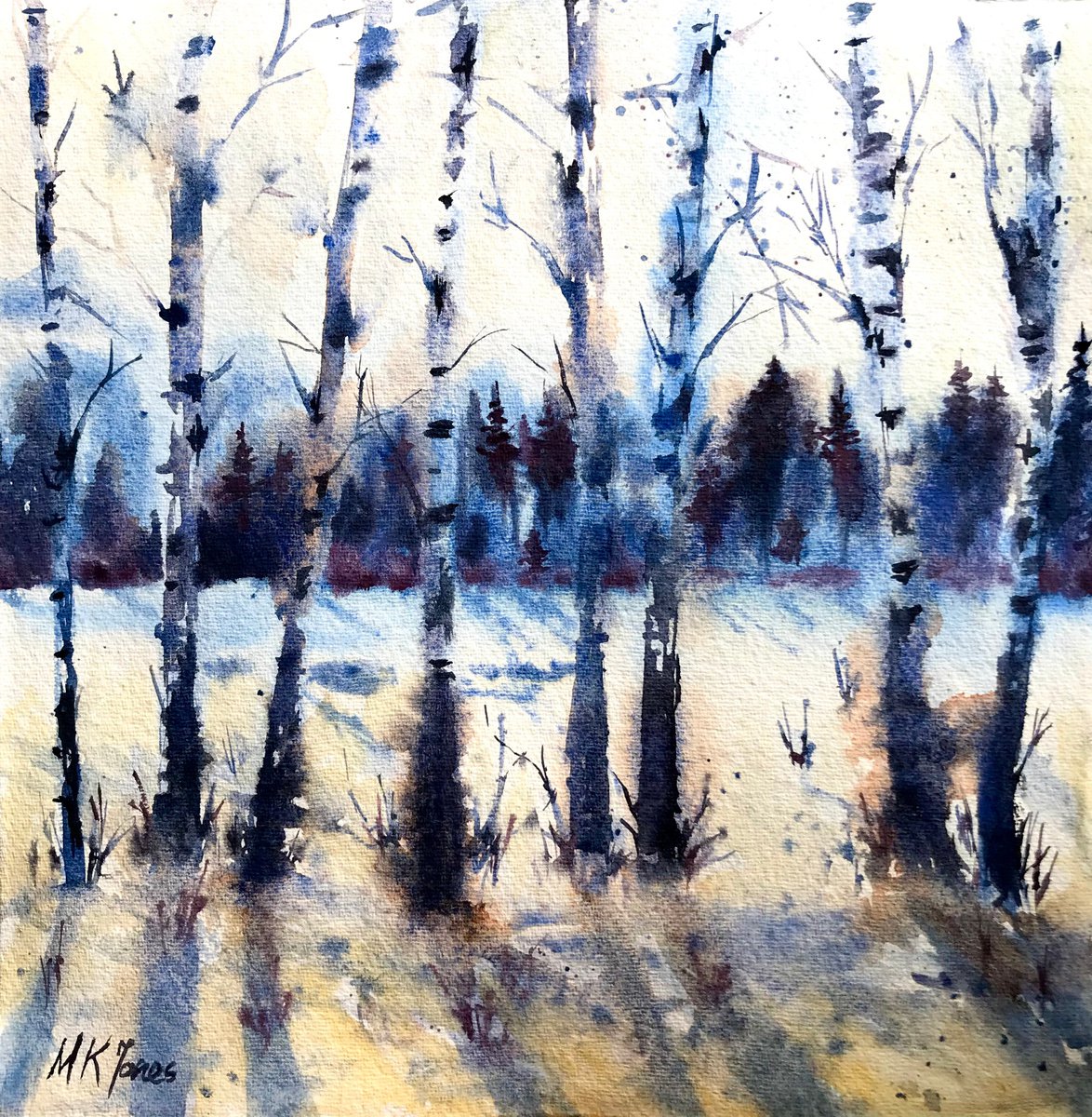 winter Woodland by Monika Jones