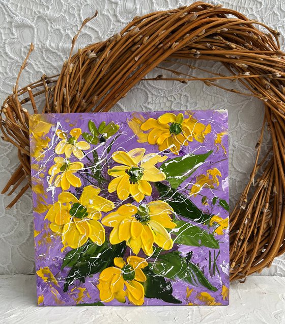 Rudbeckia Painting