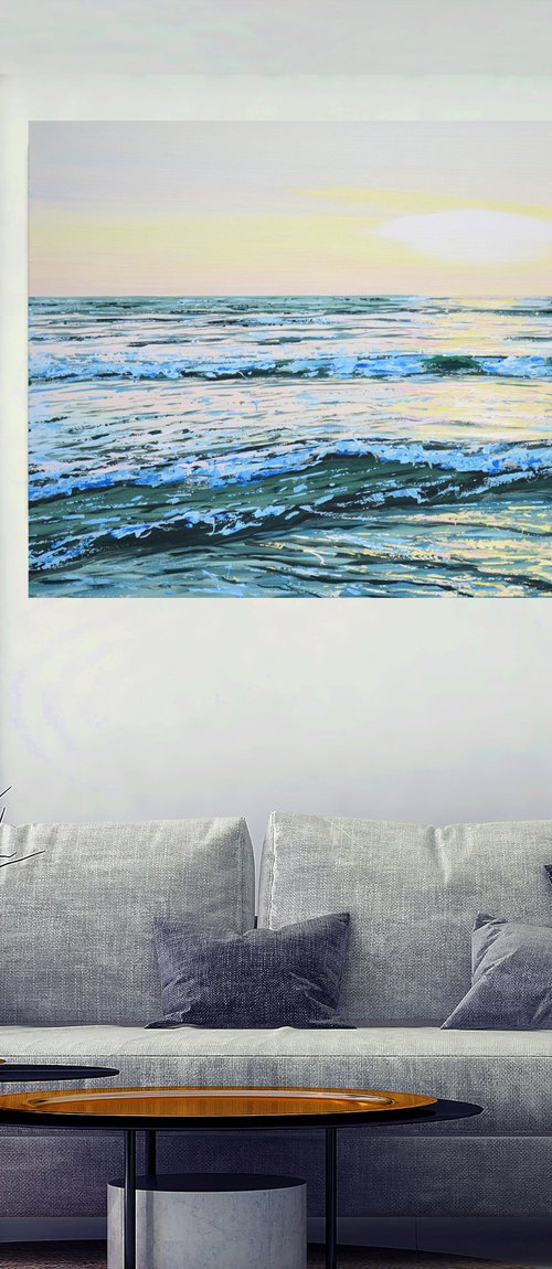 Dawn. Ocean 2. by Iryna Kastsova