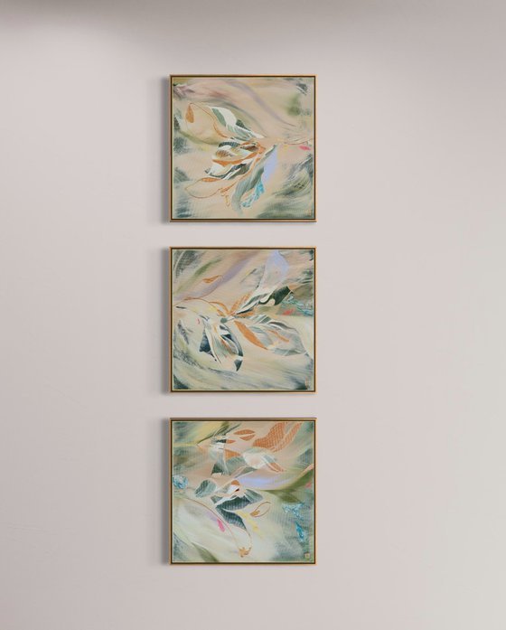 Spring Remembered Triptych