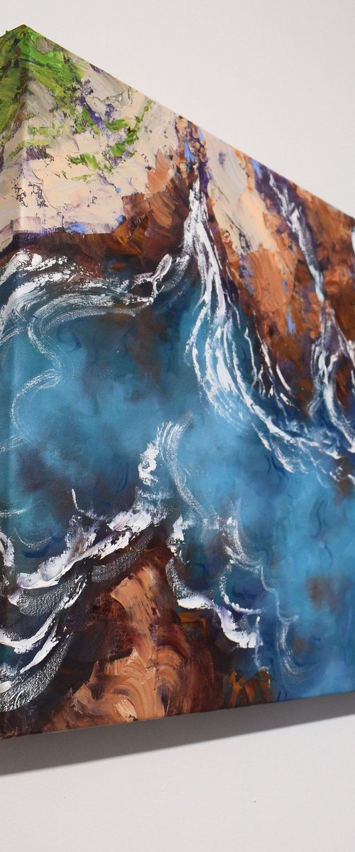 Ocean and rocks seascape by Graham Gercken