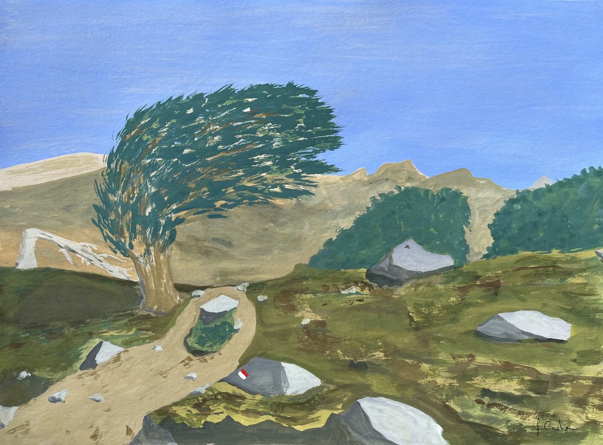 Landscape Painting By Cadiou Frederic, 17 X 13, L