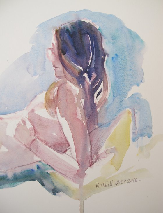 reclining female nude