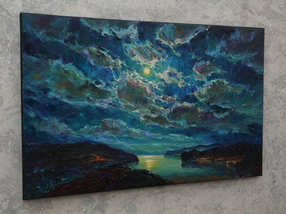 Night over the bay