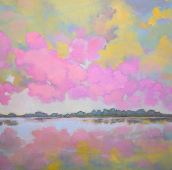 Pinks above the Lake.