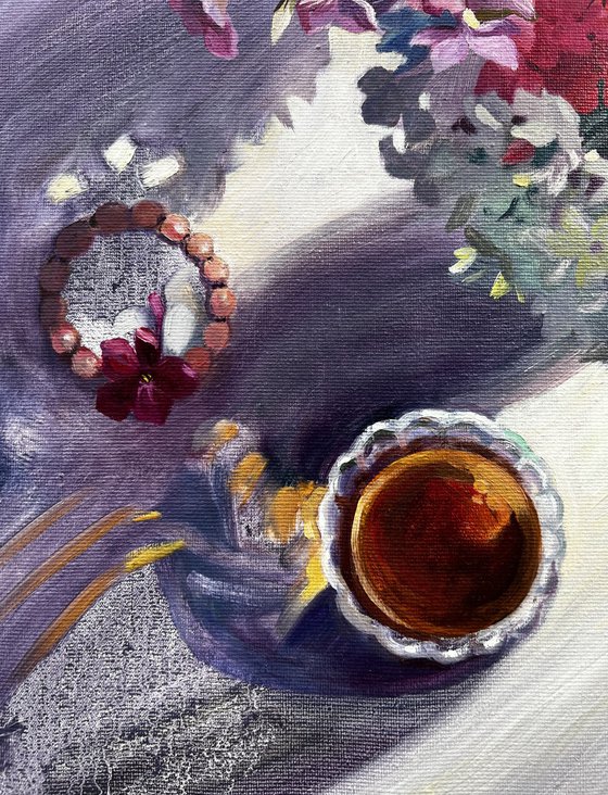 Woman’s morning