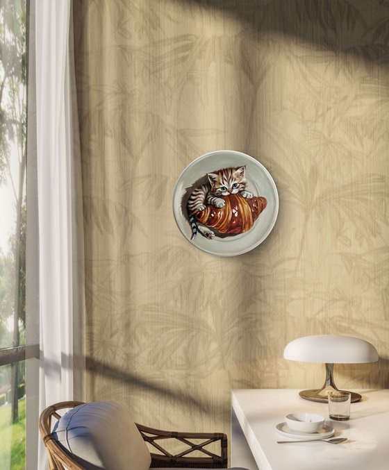 On a Croissant Plate