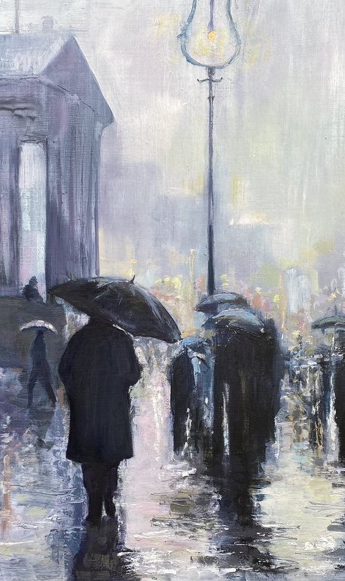 London Rain V by Simon Jones