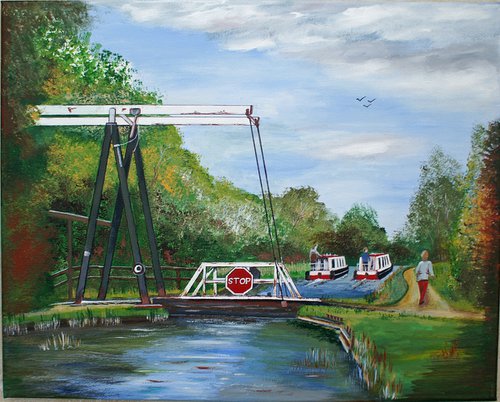 Llangollen Canal - Lift Bridge by Chris Pearson