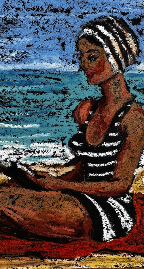 Relaxing on the Beach by Irina Anis