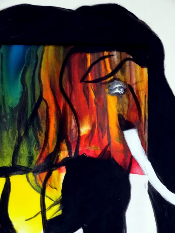 Abstract Elephant