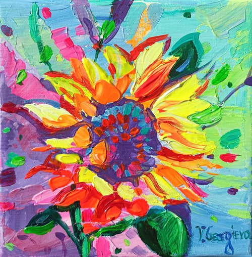 Art gift box - Sunflower by Vanya Georgieva