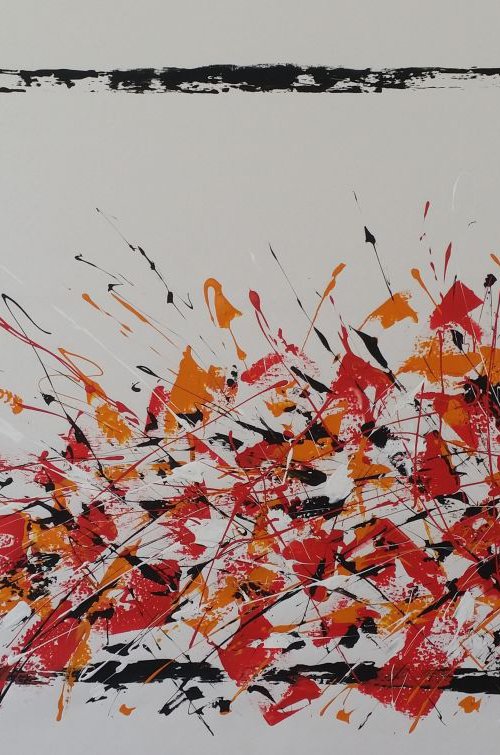 Abstract minimalism ACRYLIC on CANVAS by M. Y. by Max Yaskin